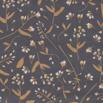Through The Woods By Sweetfire Road For Moda M43113 12 Charcoal Foraged Floral 