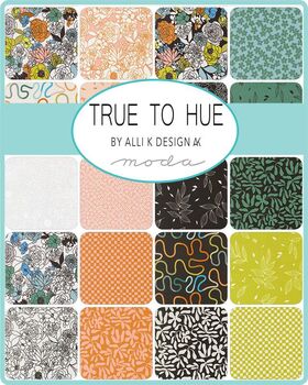True To Hue by Alli K for MODA Fabrics Jelly Roll Precut 25 Strips 11560JR