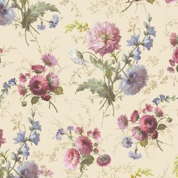 Wild Flowers By The Smithsonian Institution Marcus Fabrics R651624D Wild Garden