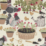 The Henhouse by Gingiber for MODA M48430 11 Cloud.