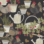 The Henhouse by Gingiber for MODA M48430 20 Iron.