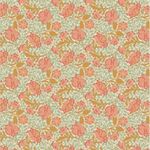TILDA Songbird Cotton Fabric Floral Coral 100641.