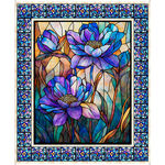 Mosaic Blooms - Quilting Treasures - Panel 36" - 2600-31482-X.