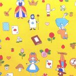 Alice In Wonderland Saori Oguchi Presented by Kei Fabric Japanese 003C-D Yellow.