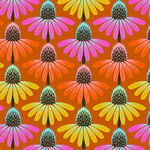Anna Maria Textiles for Northcott Fabric Perennial Borders AMT136-79V Echinacea.