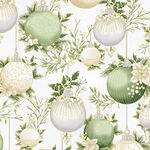 Christmas Wish by Hoffman Fabrics Y7822 134G Metallic. Parchment Gold. 