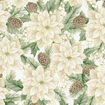 Christmas Wish by Hoffman Fabrics Y7820 134G Metallic. Parchment Gold. 