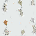 Cotton-Tale by Bernadett Urbanovics for FIGO Fabrics 90954 Colour 90 Grey.