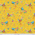 Festival  by Odile Bailloeul for Free Spirit PWOB118 Yellow Flight.