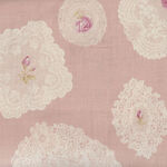 Flower Basket Rose Lace Collection by YUWA Made in Japan FB816507 Col.1 Pink.