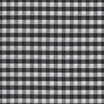 GINGHAM 1/4" Check 145cm (57") Wide by Devonstone DV2912 Black.
