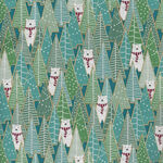 Gingerbread Lane by Modern Quilt Studio for Benartex 17242 - 81 Forest Moonlight