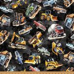 Hammer Down by Hoffman Spectrum Print HX5639 004 Black .