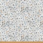 Hammer Down by Hoffman Spectrum Print HX5641 674 Light Grey Tools.