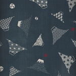 Hishiei Japanese Textured H-7121 Col. B Indigo.