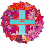 Kaffe Fassett Collective For Free Spirit FB610GP. Ruby 10" Charm-42pcs 812 .