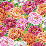 Kaffe Fassett Collective For Free Spirit Tibetan Peony PWPJ136 WARM .