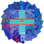 Kaffe Fassett Collective for Free Spirit FB610GP. Royal 10" Charm-42pcs 874.