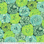 Kaffe Fassett Collective for Free Spirit Fabric Picotee Carnations PWPJ133.Green