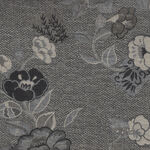 Kobayashi Double Weave Jacquard 100% Cotton KTS 7059 Color A Black. 