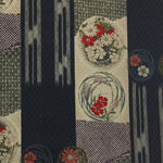 Kobayashi Jacquard Made In Japan100% Cotton KTS 1594 Color B Indigo.