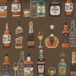 Kobayashi Japanese Cotton NC-38138 Color 1 B Brown.