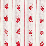 LaTaTe by Lab Talent Textile Jacquard 54" Wide J510-02 Color Red With Sprig.
