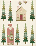 Laundry Basket Quilts Silent Night Pattern by Edyta Sitar Size  Sq.