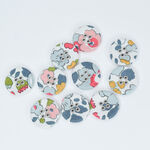 Liberty Buttons Betsy P. LB22-2019P 16mm 3/4". Price Per Button.