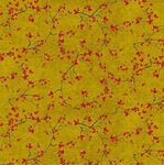 Lotus Garden by Chong A Hwang for Timeless Treasures TTCM3667 Old Gold.