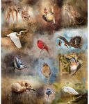 Nestled In Nature by Set Adams Hoffman Digital Fabric Panel 36" x 42" S4734.