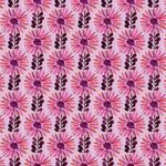 Painted Garden for Figo Fabrics Watercolor Daisy 91055-21 Pink.