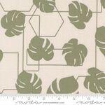 Potted by Kiley's Quilt Room for MODA Fabric M26142 12. Geo Monstera.