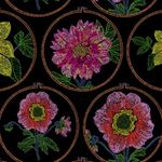 SILHOUETTE by ANNA MARIA TEXTILES CLAMT100 - 99 Black Feeling Hoopful.