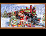 Santa's Night Out by QT Fabric Digital Panel 24" x 42" 1649-28395-X.