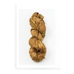 Sari Silk Ribbon 50gr. Hank Colour Dark Ochre.