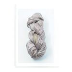Sari Silk Ribbon 50gr. Hank Colour Dusky Mauve.