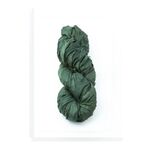 Sari Silk Ribbon 50gr. Hank Colour Green.