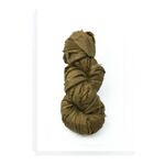 Sari Silk Ribbon 50gr. Hank Colour Antique Moss.