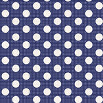 TILDA Quilt Collection Medium Dots Basic by Tone Finnanger 130026 Night Blue.