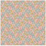 TILDA Songbird Cotton Fabric Flora Blue 100654.