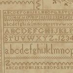 Threads That Bind by Blackbird Designs for MODA M28000 12 Sampler Ecru.