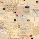 UNO Vintage Postcard by Devonstone Collection DV6877 Antique Cream.