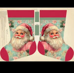 Vintage Santa Stocking Panel by Devonstone Collective DVC1223.