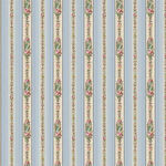 Heritage Garden by Emma Newman for Devonstone DV7506 Blue Stripe.