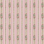 Heritage Garden by Emma Newman for Devonstone DV7507 Pink Stripe.