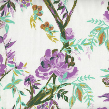 365 Fifth Avenue From Art Gallery Fabrics FAV95841 WhiteMauve