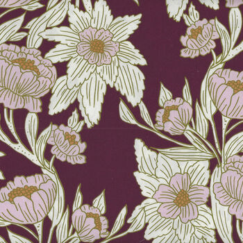 365 Fifth Avenue From Art Gallery Fabrics FAV95843 Bergundy