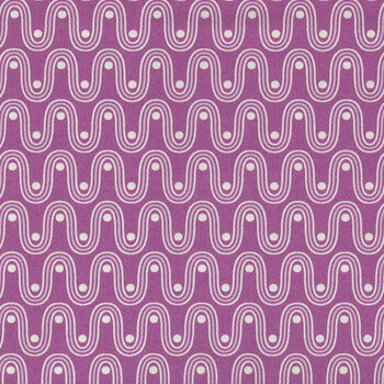 365 Fifth Avenue From Art Gallery Fabrics FAV95844 Pink PurpleWhite