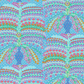 85 and Fabulous by Kaffe Fassett  Free Spirit Fabrics PWGP100Persian Vase Duckegg